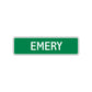 Emery Street Sign Children Name Room Plate