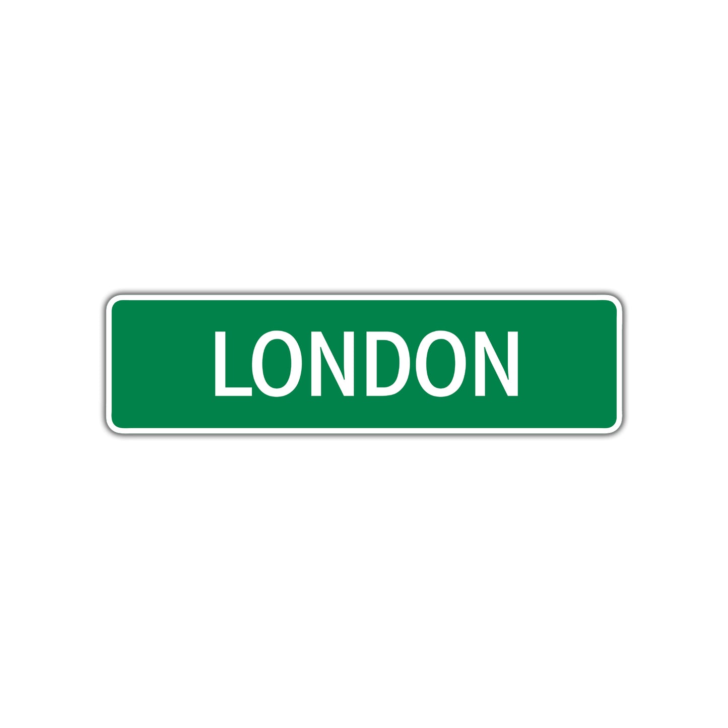 London Street Sign Children Name Room Plate