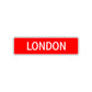 London Street Sign Children Name Room Plate
