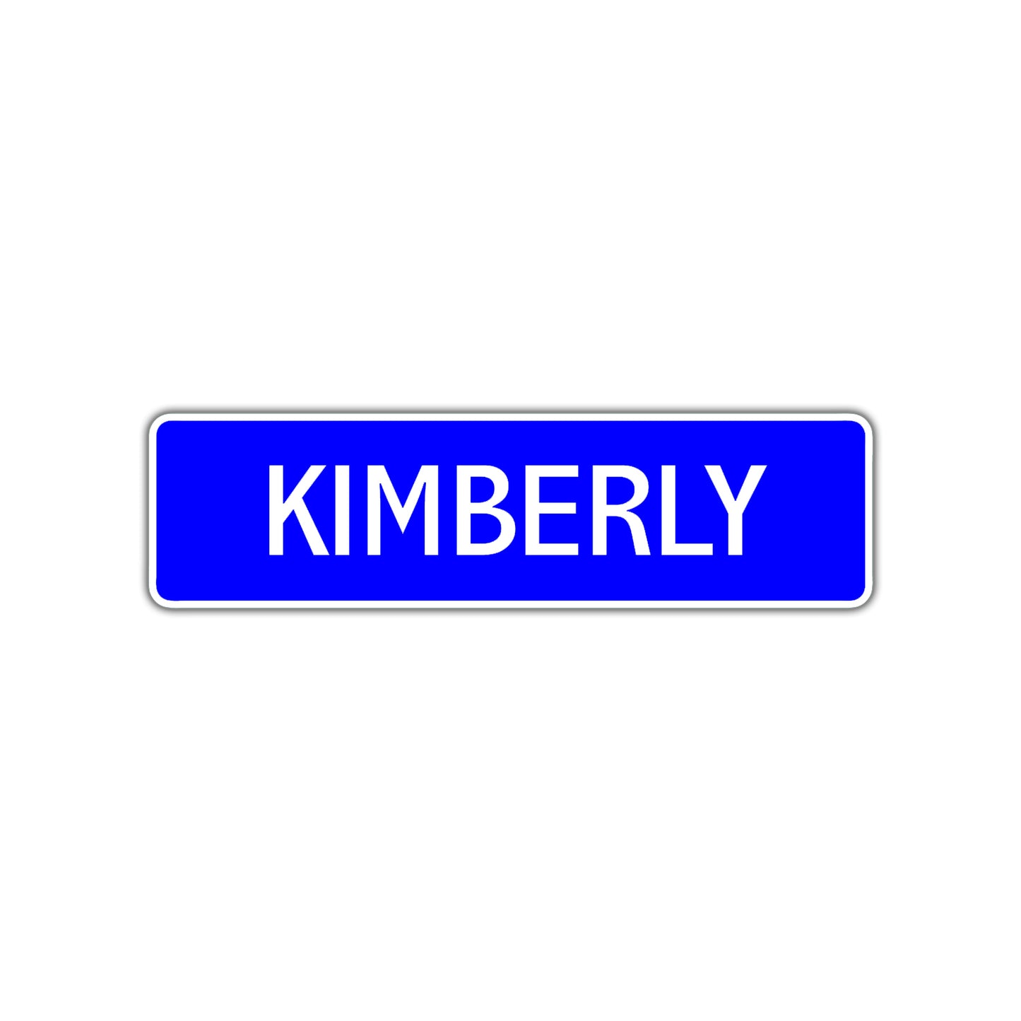 Kimberly Street Sign Children Name Room Plate