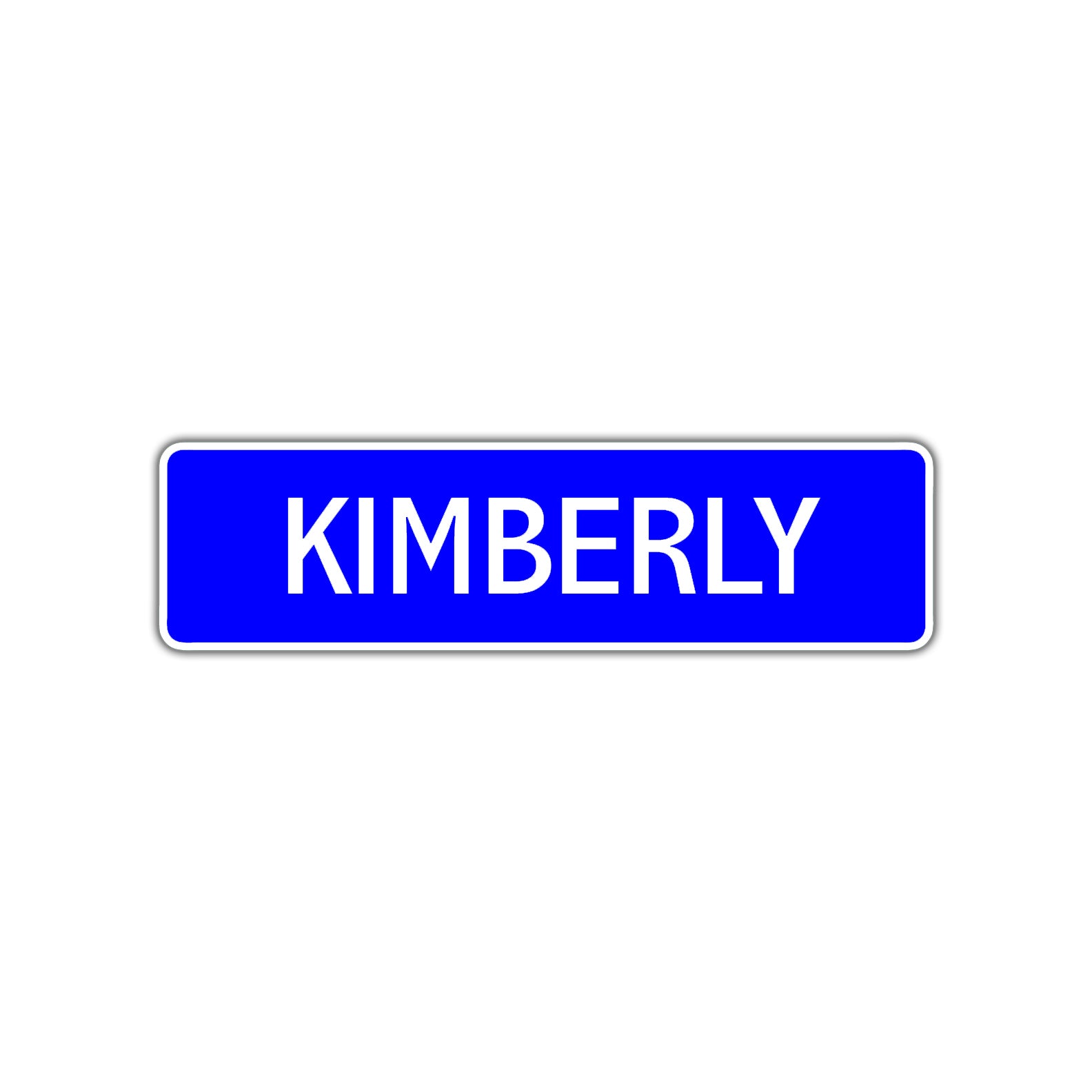 Kimberly Street Sign Children Name Room Plate