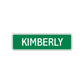 Kimberly Street Sign Children Name Room Plate