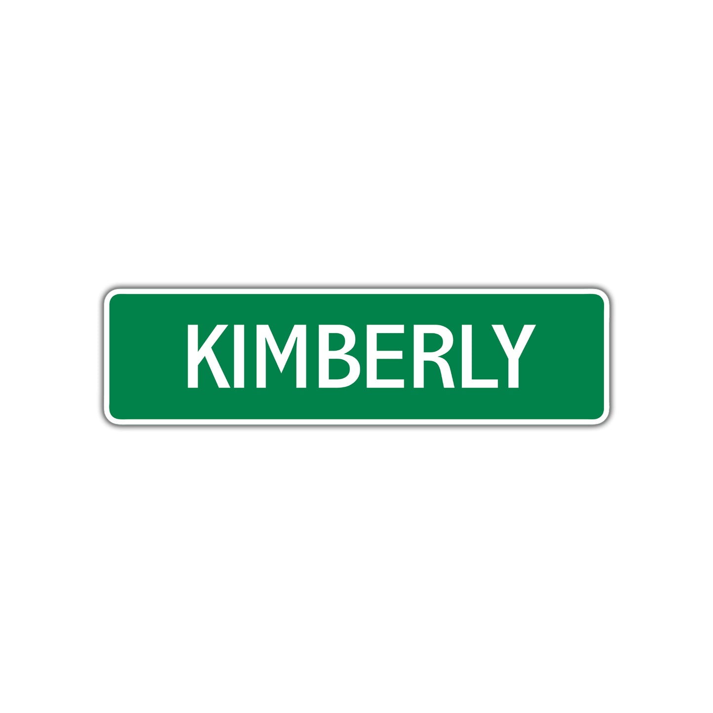 Kimberly Street Sign Children Name Room Plate