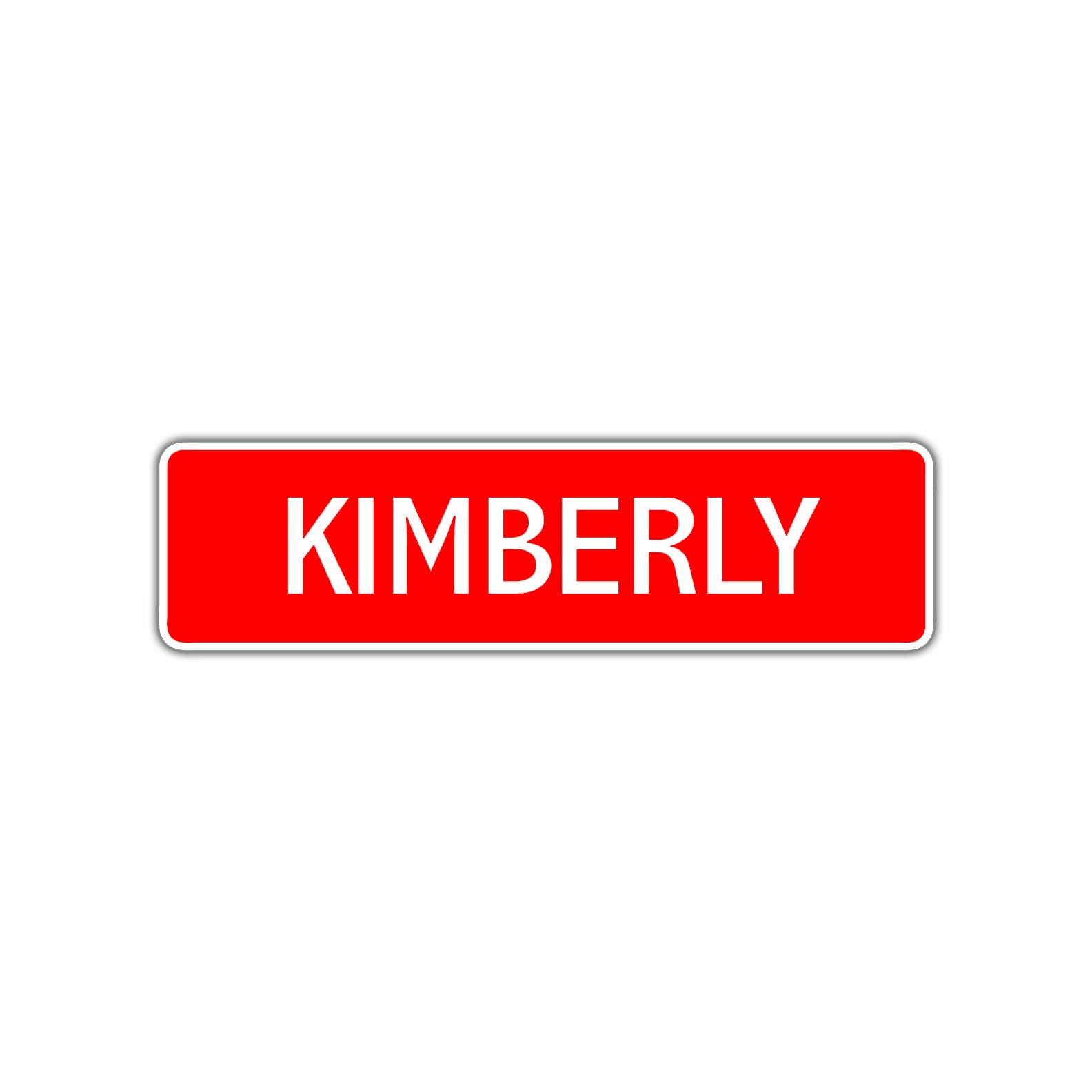 Kimberly Street Sign Children Name Room Plate - Sign Fever