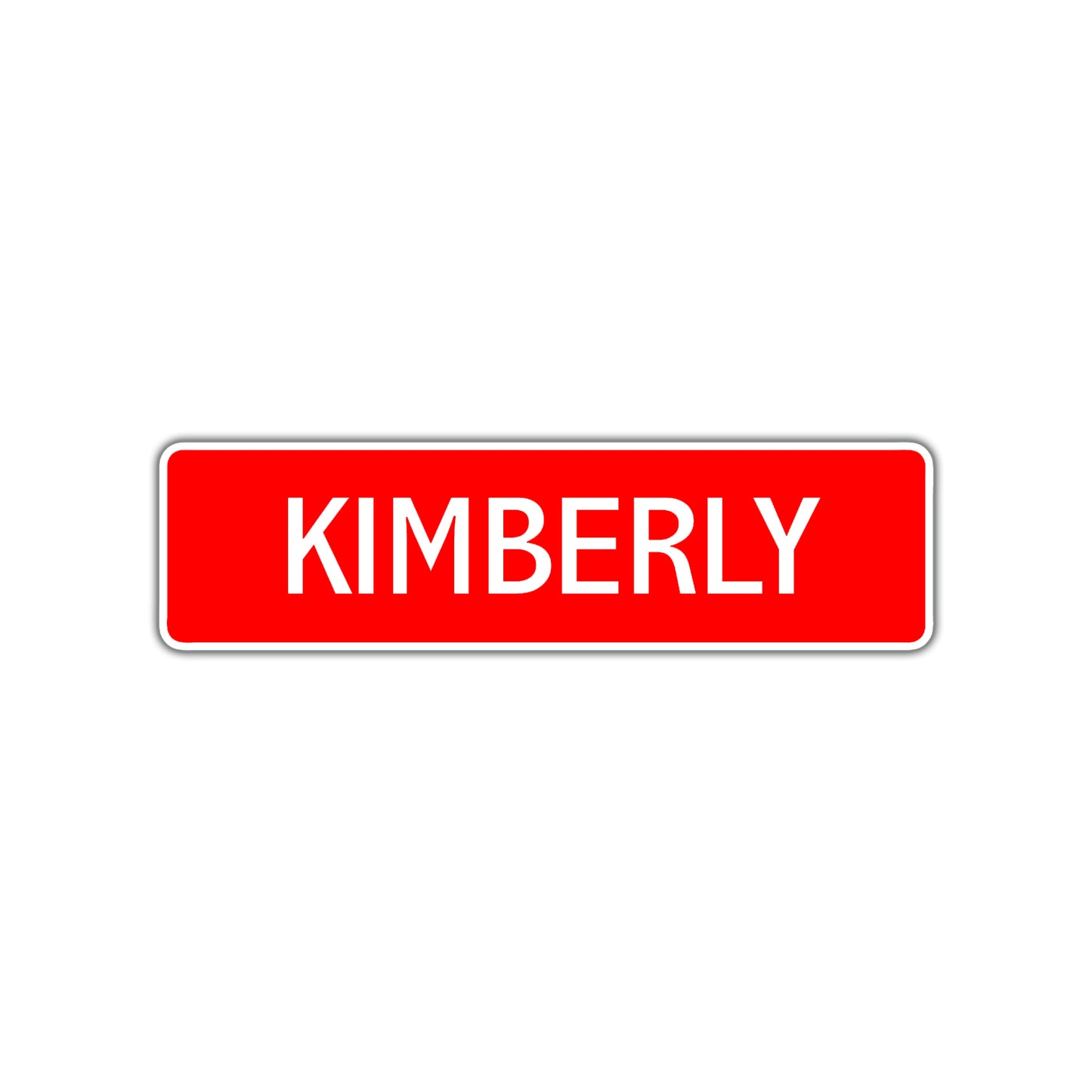 Kimberly Street Sign Children Name Room Plate