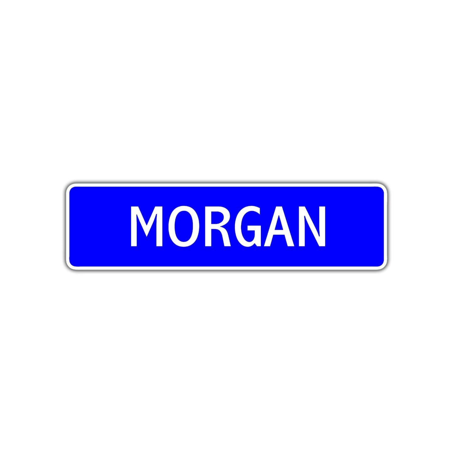 Morgan Street Sign Children Name Room Plate