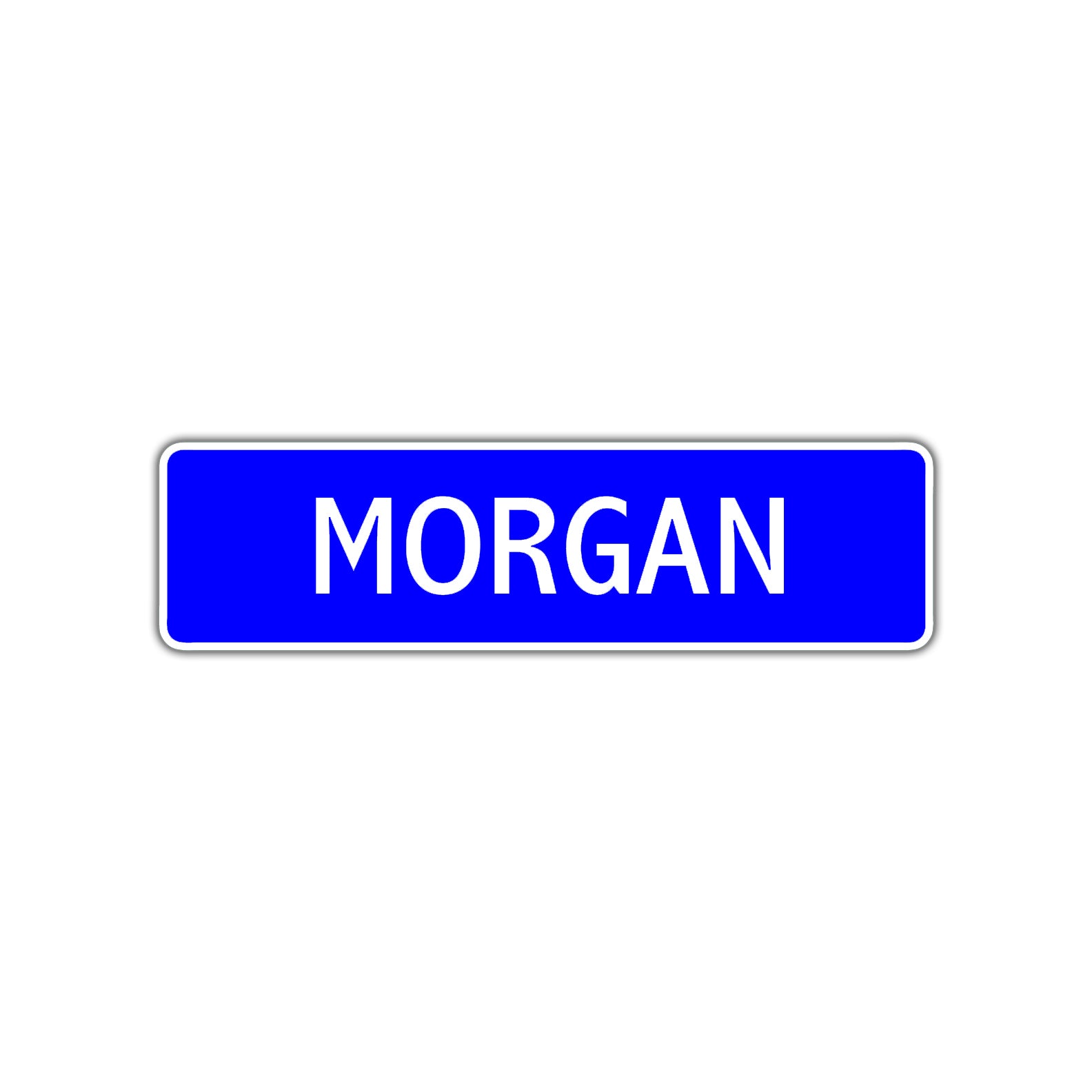 Morgan Street Sign Children Name Room Plate