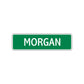 Morgan Street Sign Children Name Room Plate