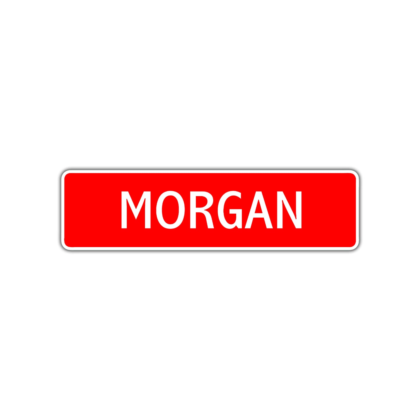 Morgan Street Sign Children Name Room Plate