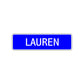 Lauren Street Sign Children Name Room Plate