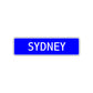 Sydney Street Sign Children Name Room Plate