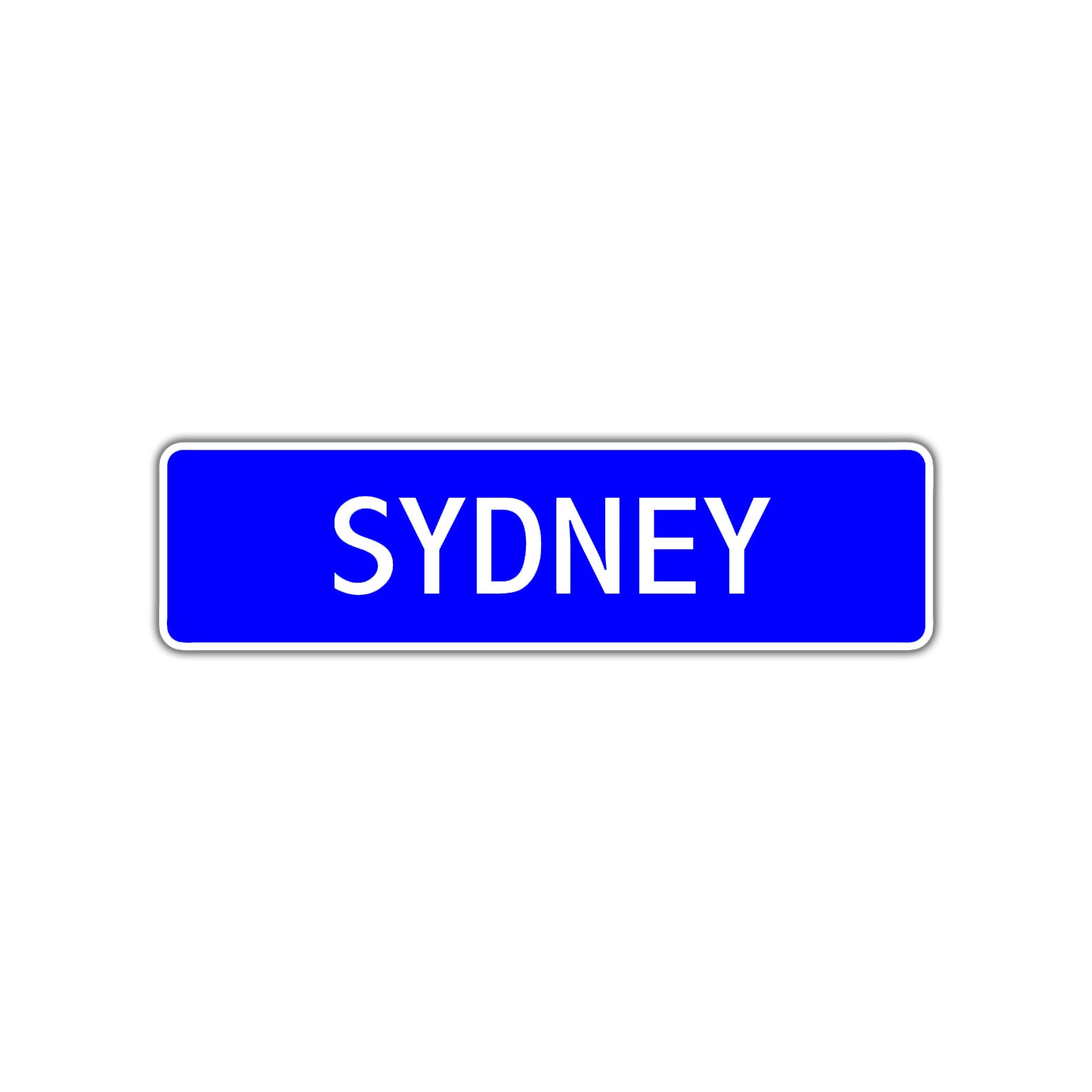 Sydney Street Sign Children Name Room Plate