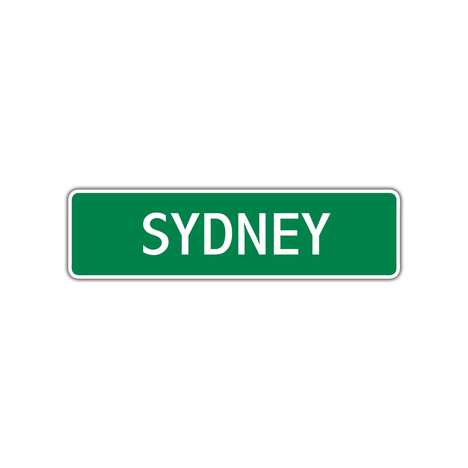 Sydney Street Sign Children Name Room Plate