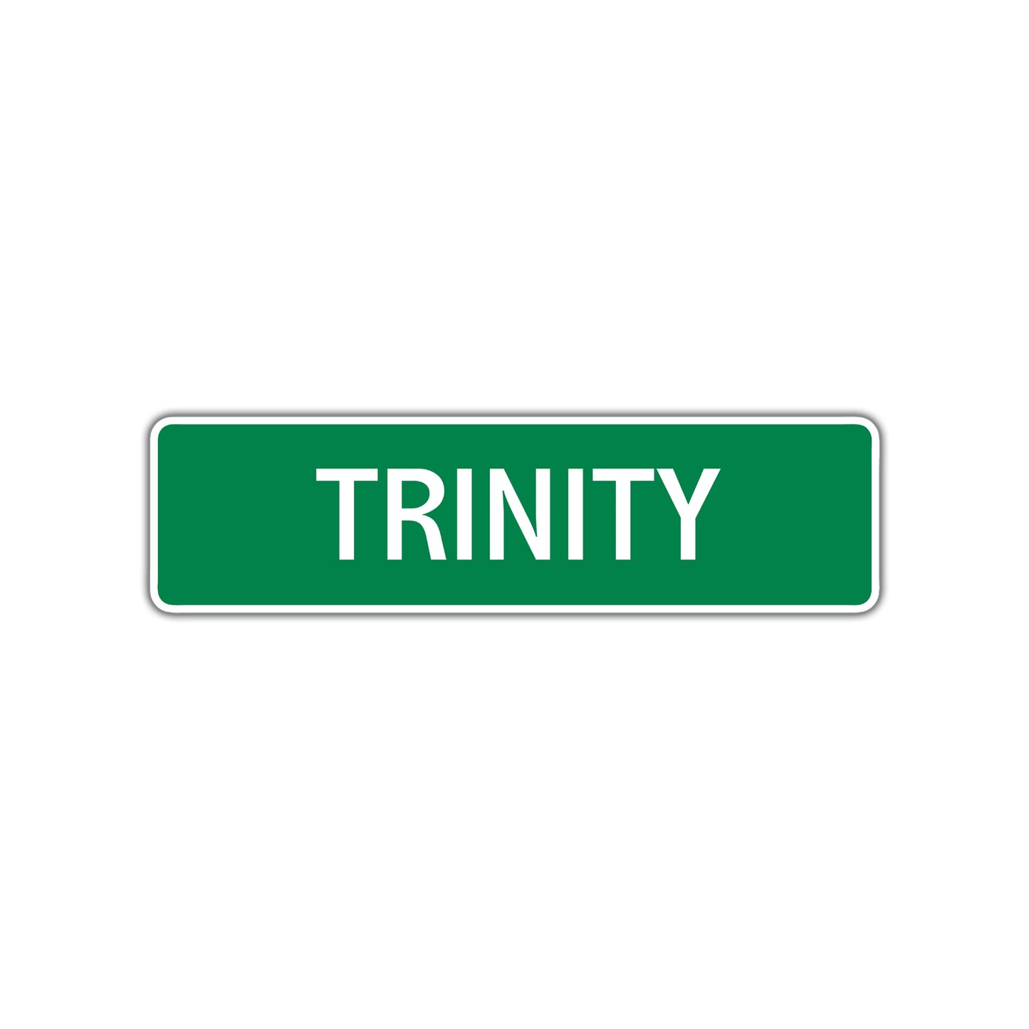 Trinity Street Sign Children Name Room Plate