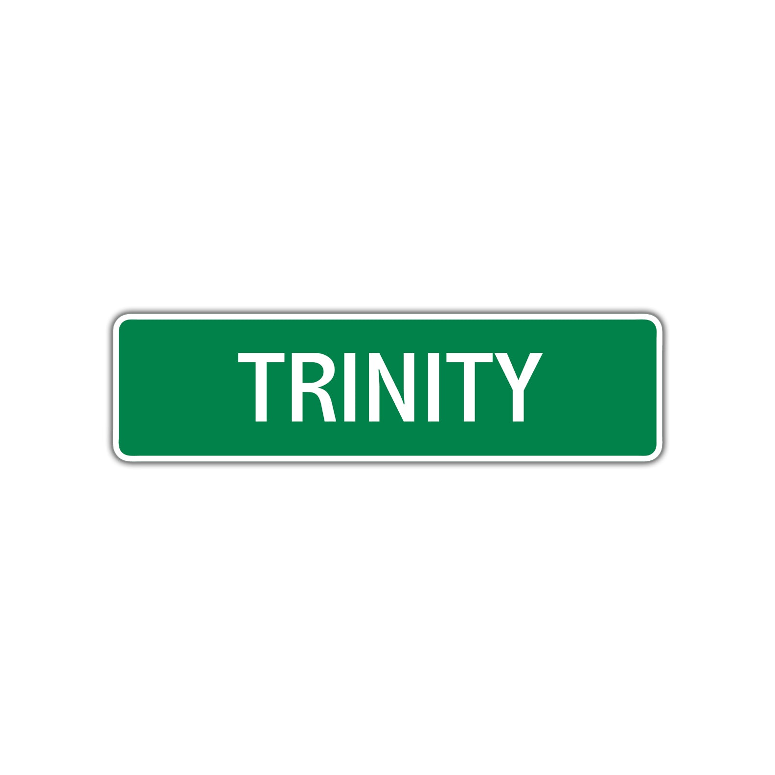 Trinity Street Sign Children Name Room Plate