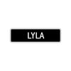 Lyla Street Sign Children Name Room Plate