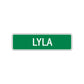 Lyla Street Sign Children Name Room Plate