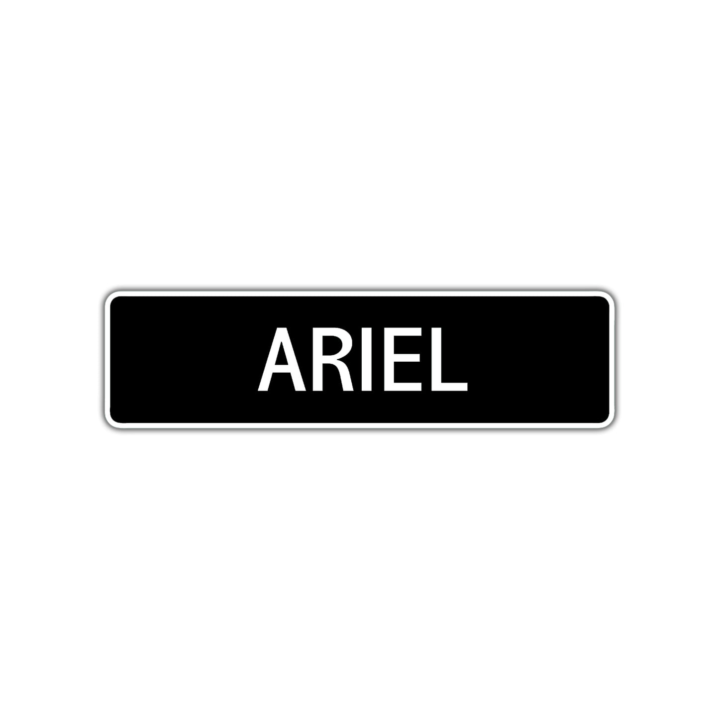 Ariel Street Sign Children Name Room Plate