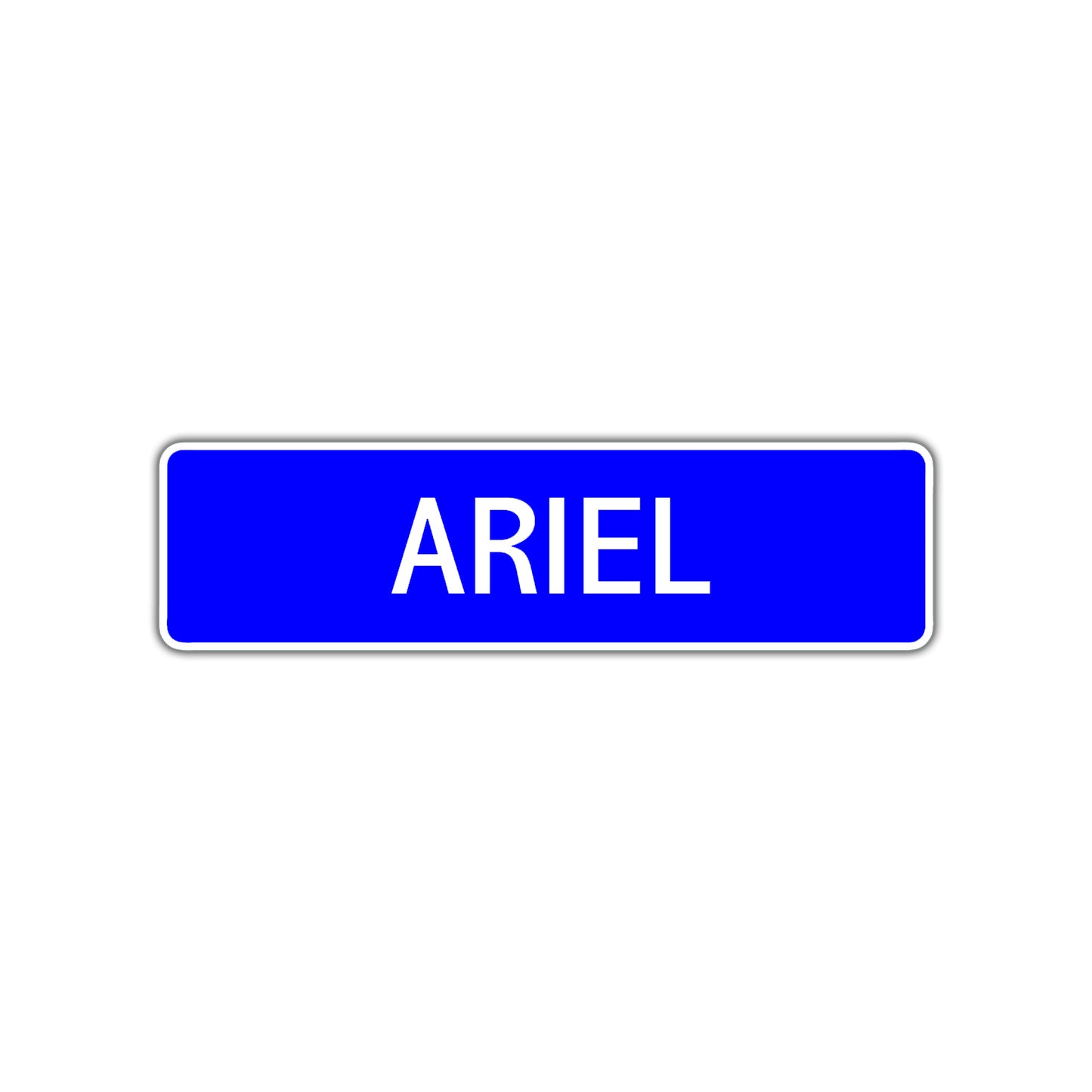 Ariel Street Sign Children Name Room Plate