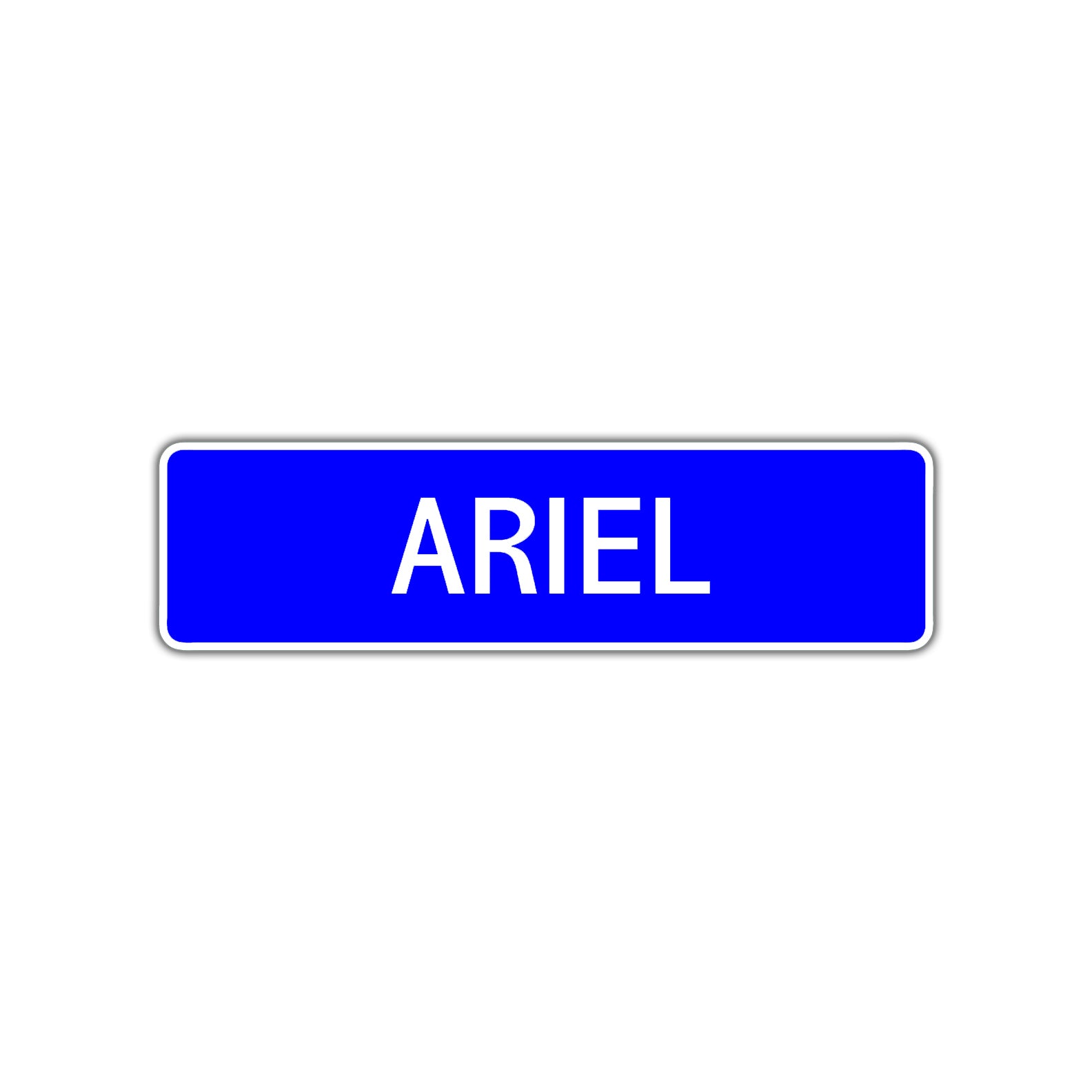 Ariel Street Sign Children Name Room Plate