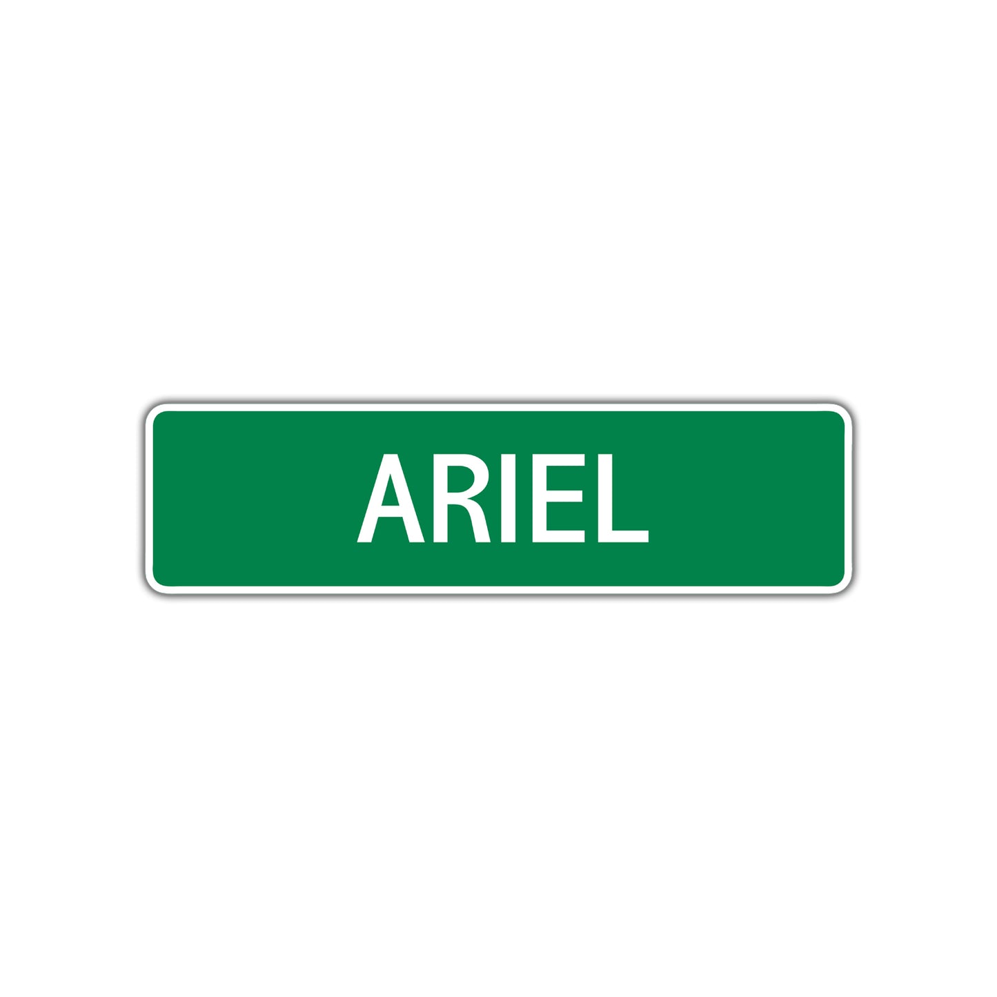 Ariel Street Sign Children Name Room Plate