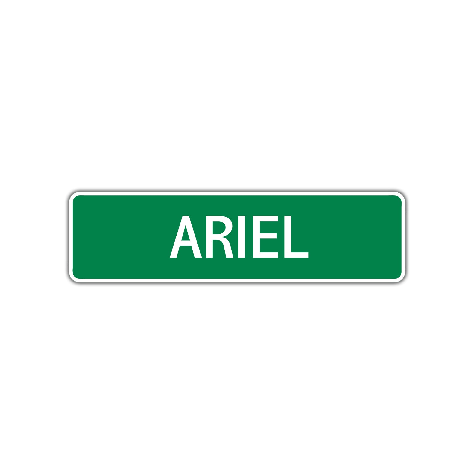 Ariel Street Sign Children Name Room Plate