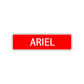 Ariel Street Sign Children Name Room Plate