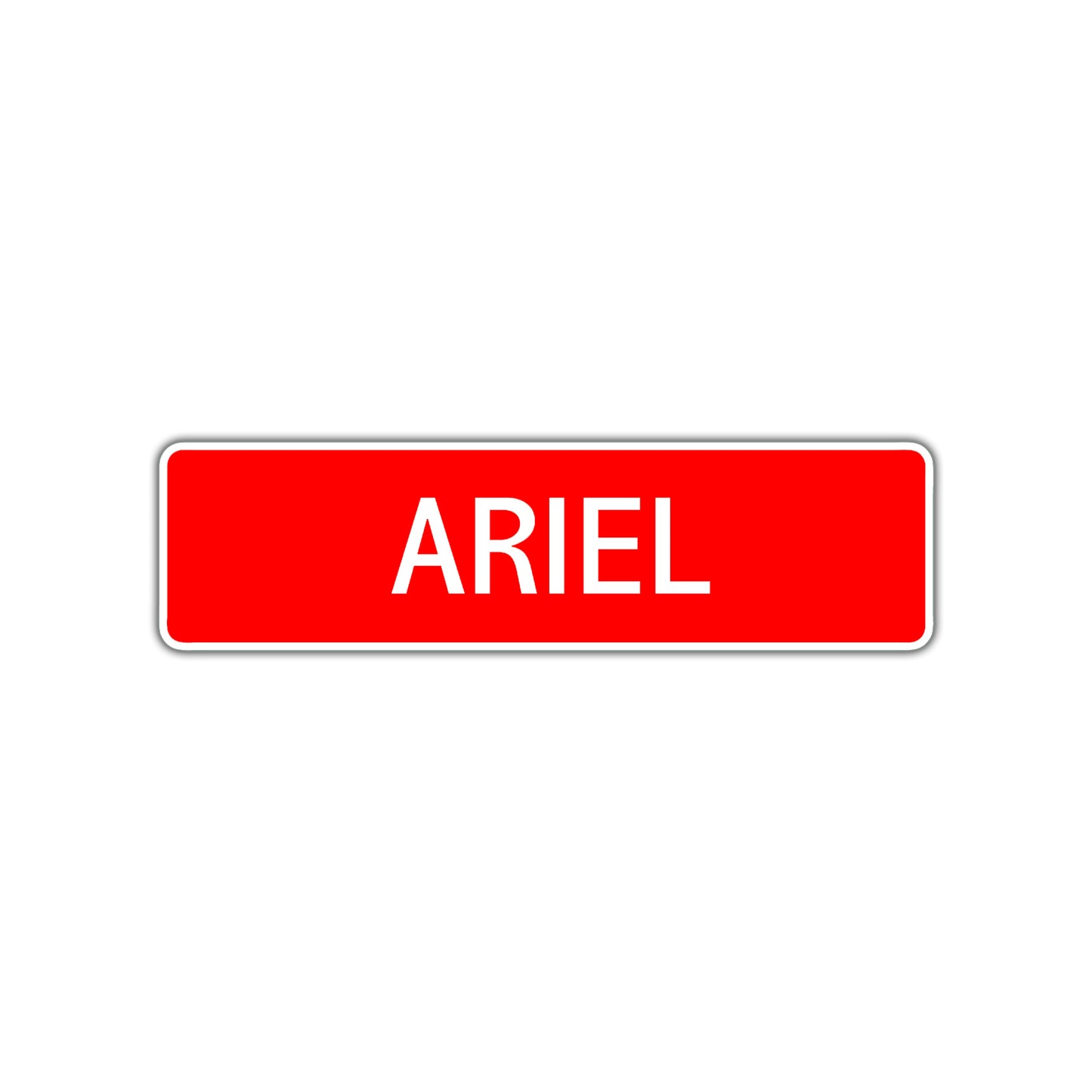 Ariel Street Sign Children Name Room Plate