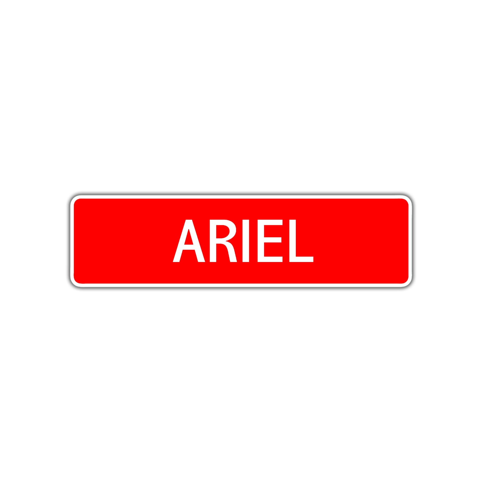 Ariel Street Sign Children Name Room Plate