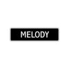 Melody Street Sign Children Name Room Plate
