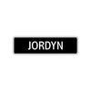Jordyn Street Sign Children Name Room Plate