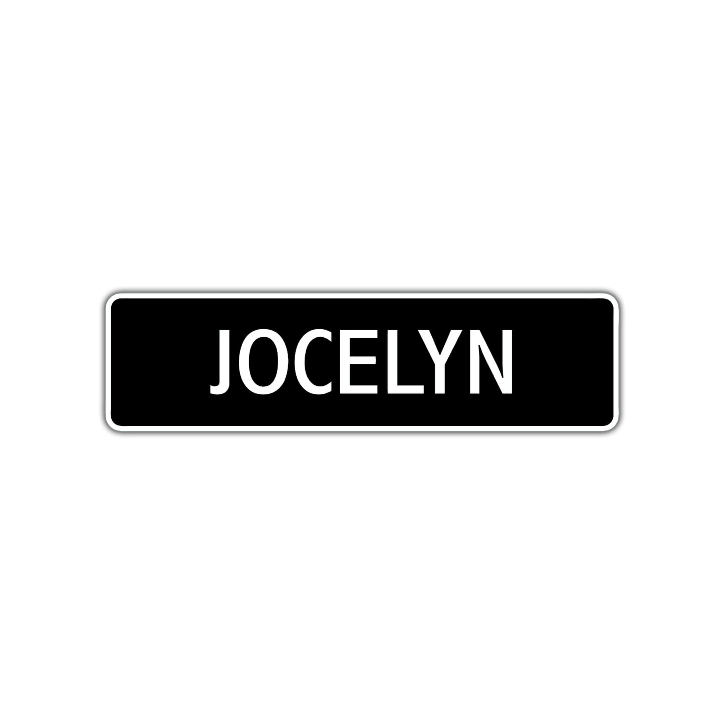 Jocelyn Street Sign Children Name Room Plate