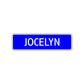 Jocelyn Street Sign Children Name Room Plate