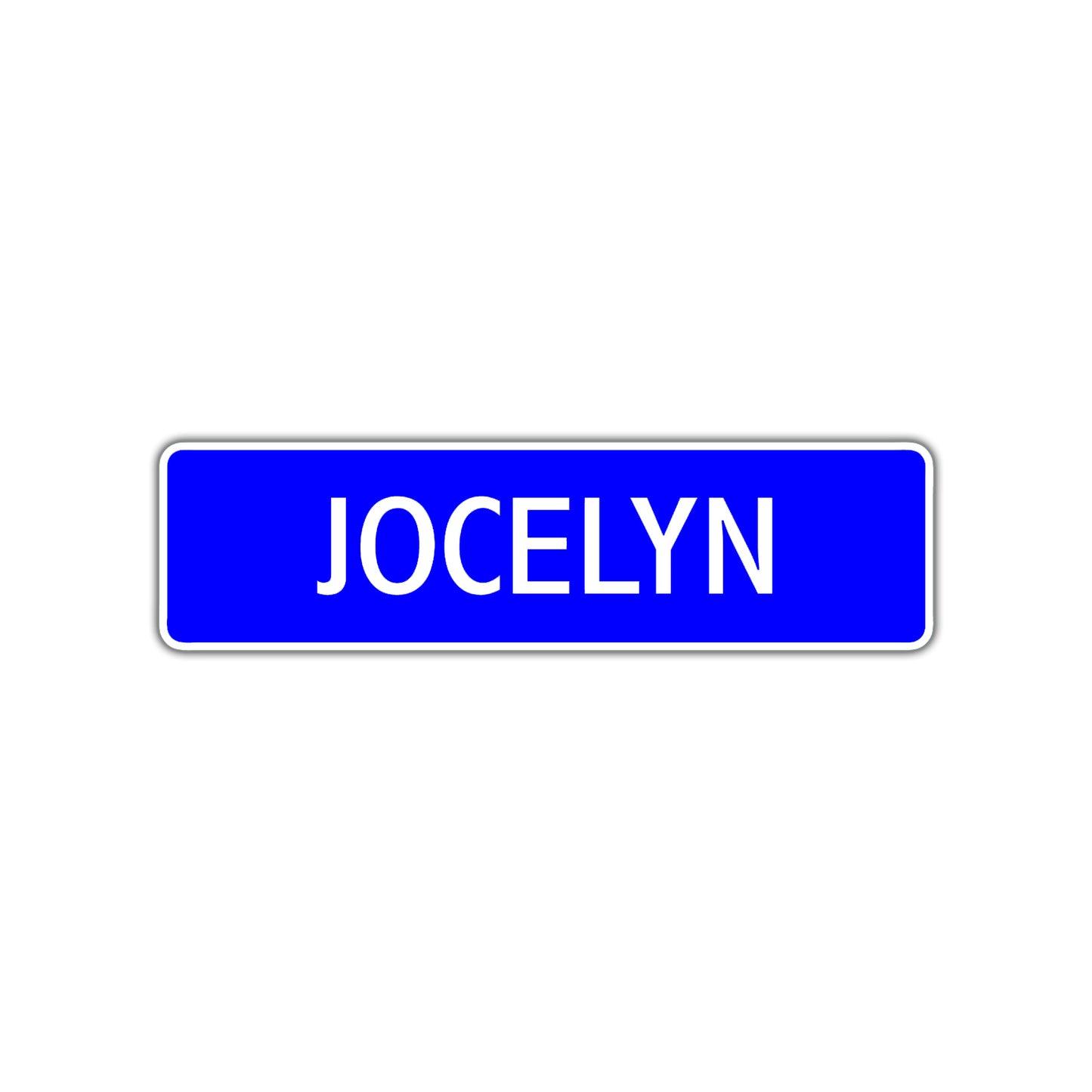 Jocelyn Street Sign Children Name Room Plate