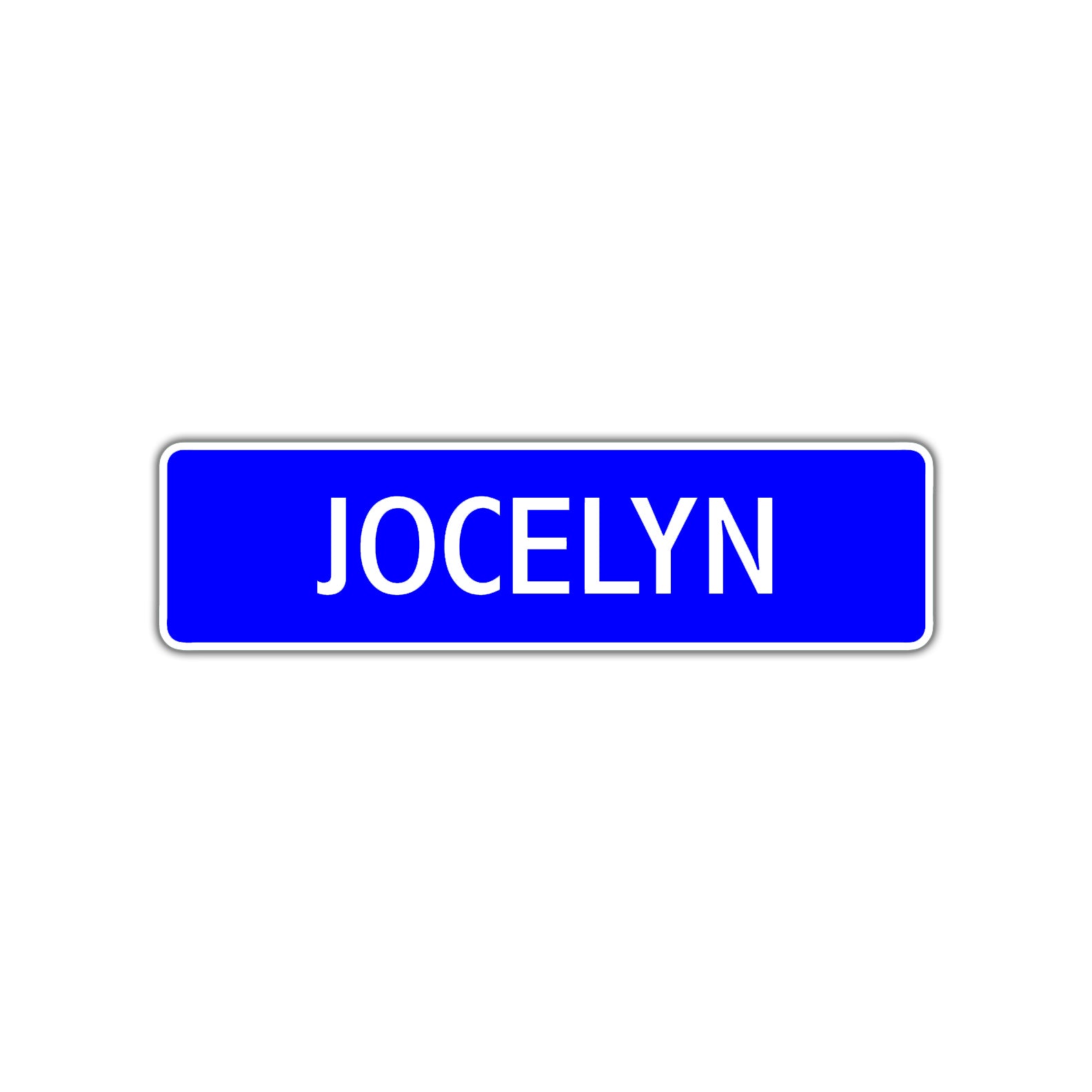 Jocelyn Street Sign Children Name Room Plate