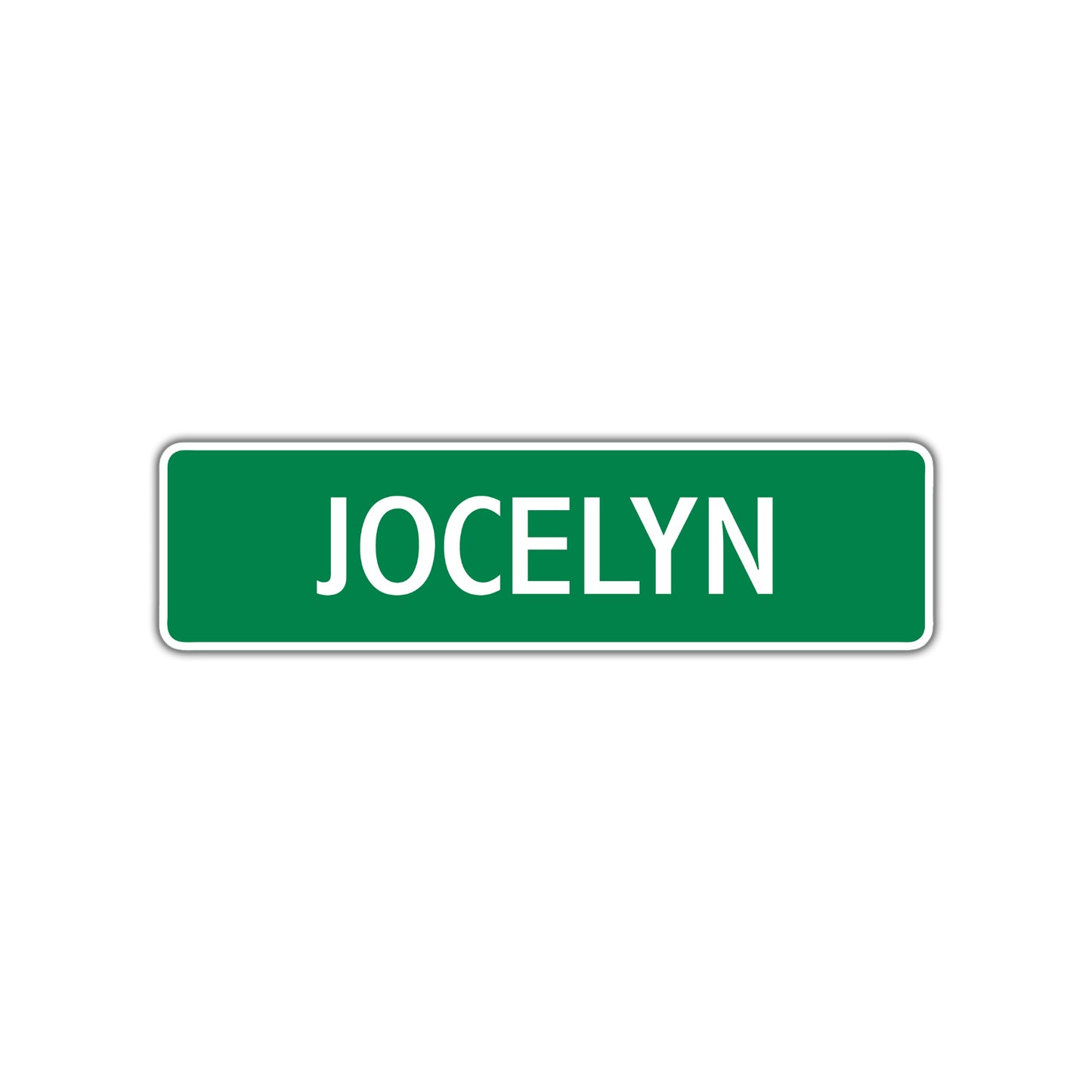 Jocelyn Street Sign Children Name Room Plate