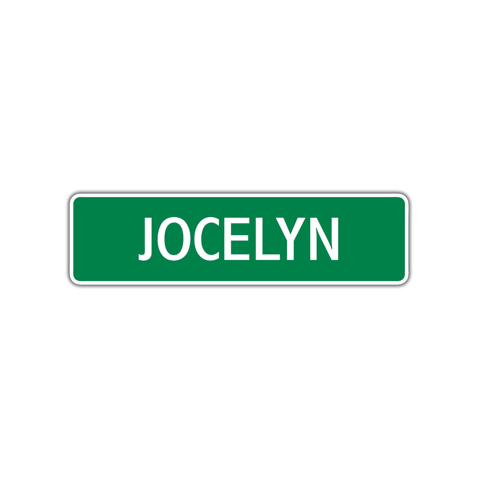 Jocelyn Street Sign Children Name Room Plate