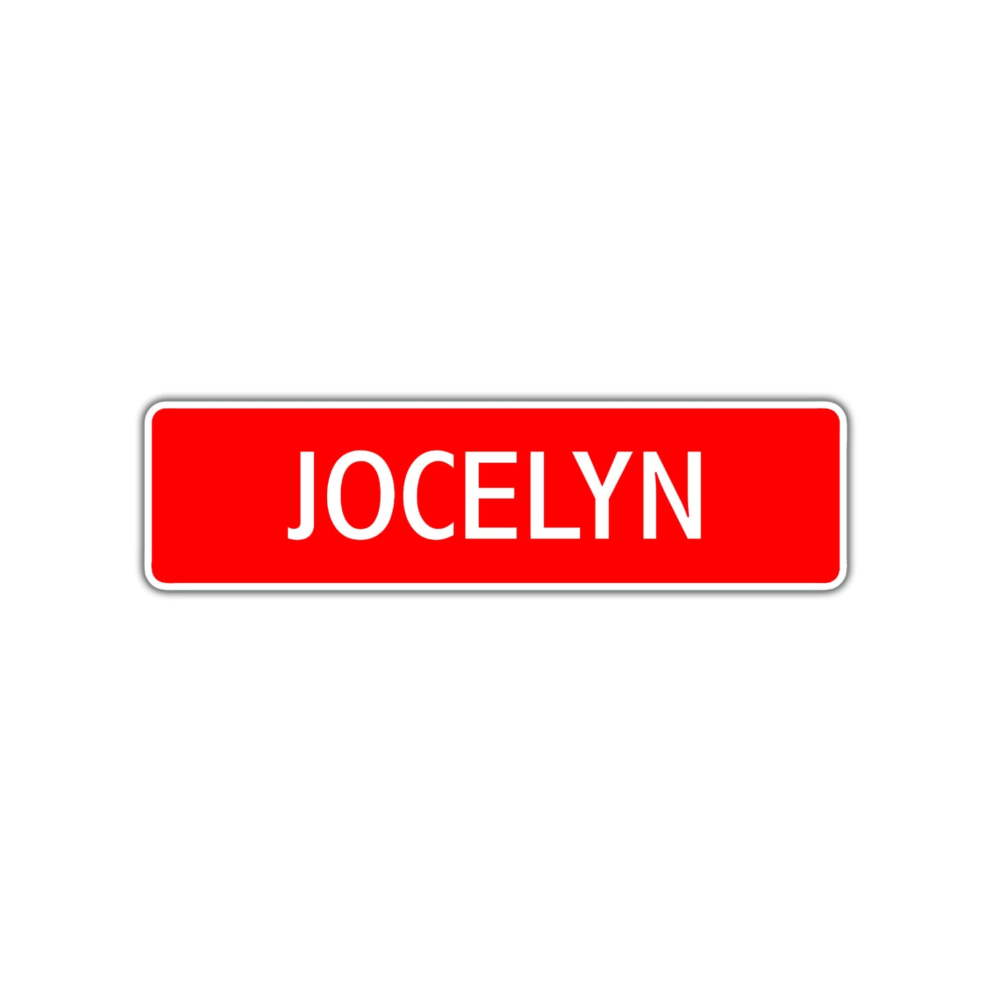 Jocelyn Street Sign Children Name Room Plate