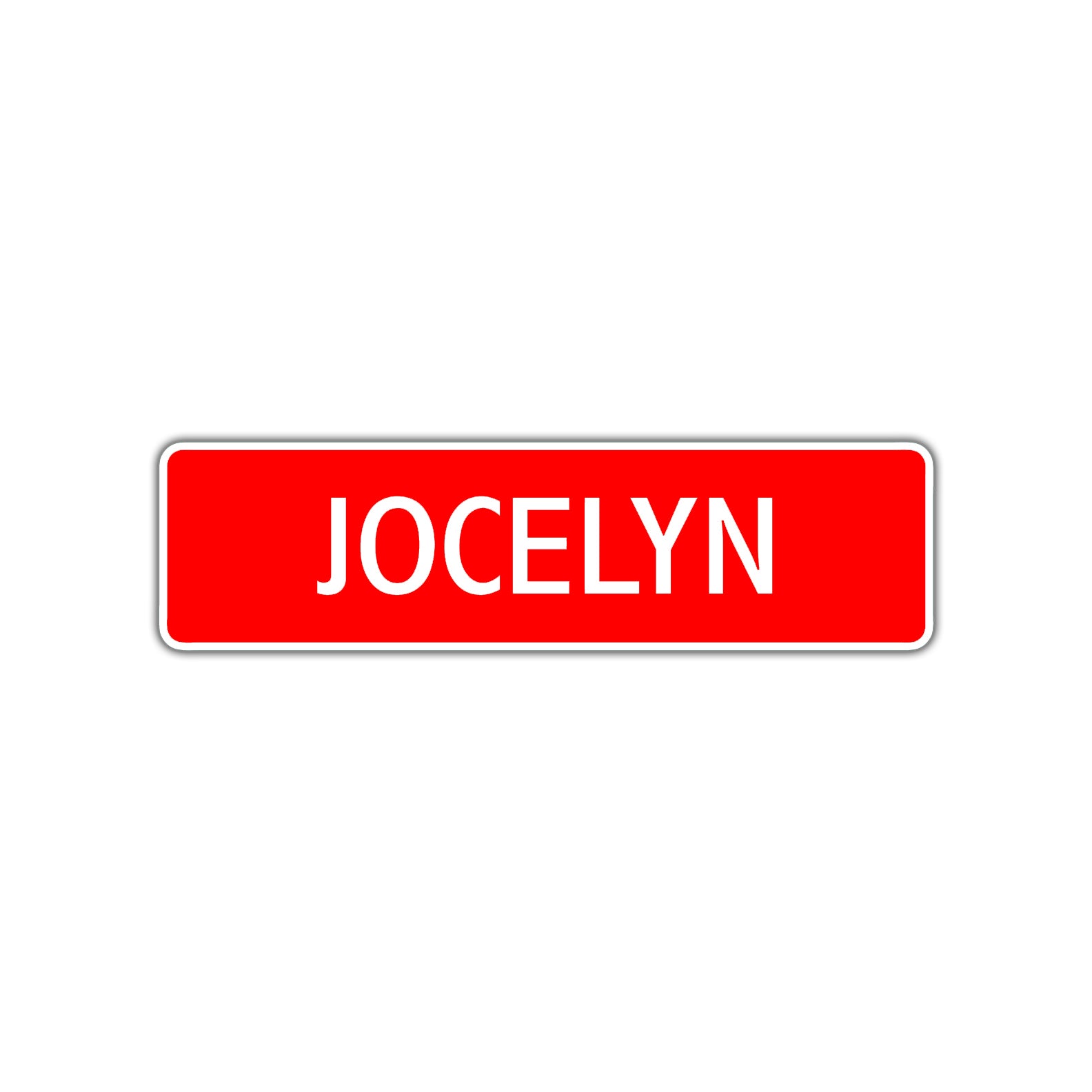 Jocelyn Street Sign Children Name Room Plate