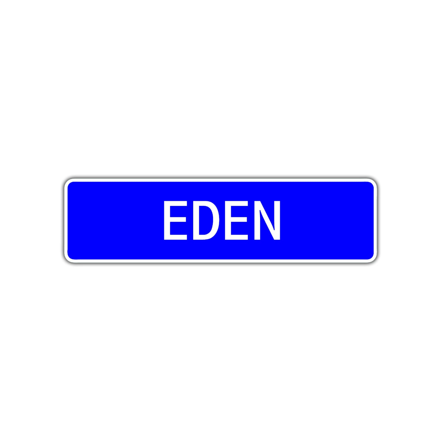 Eden Street Sign Children Name Room Plate