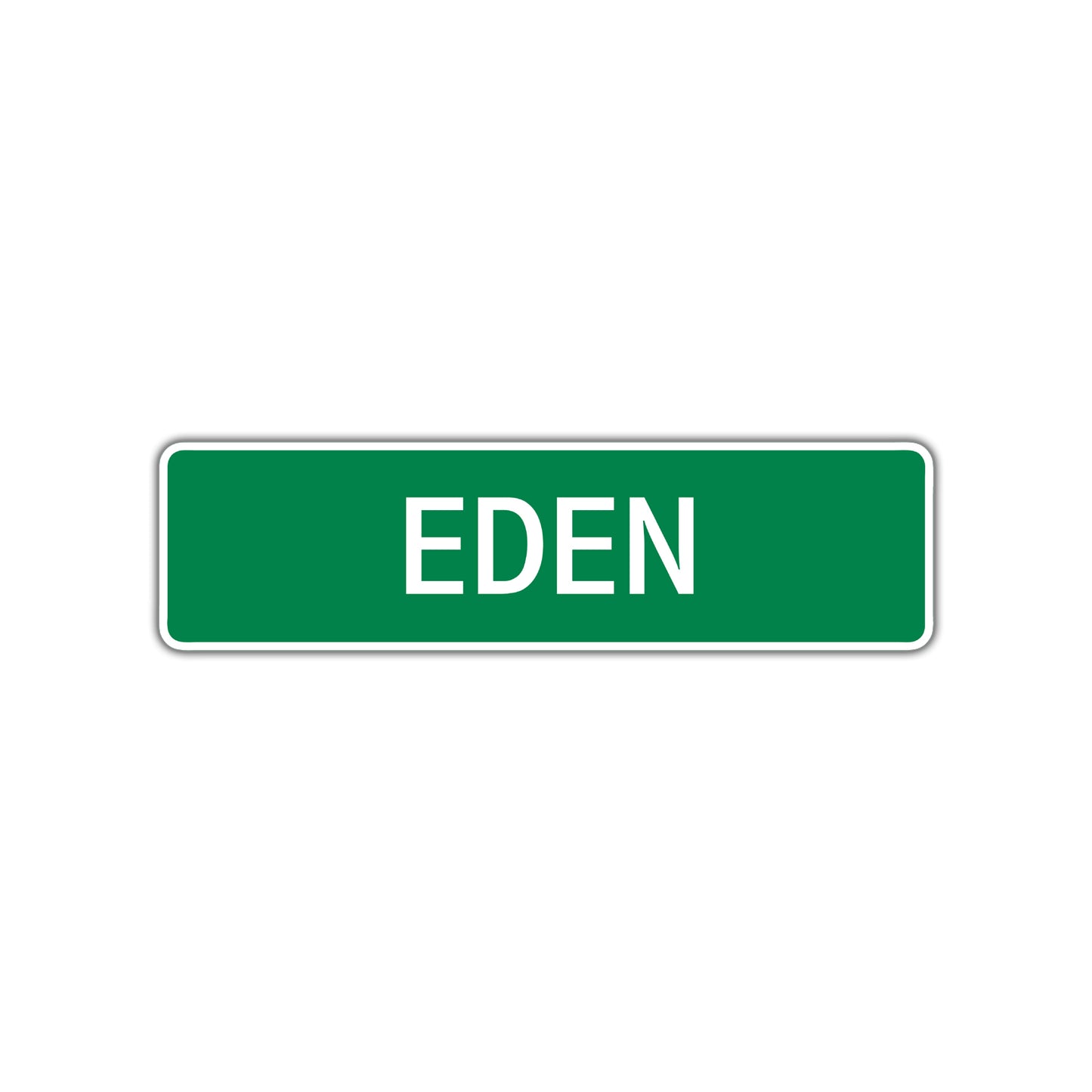 Eden Street Sign Children Name Room Plate