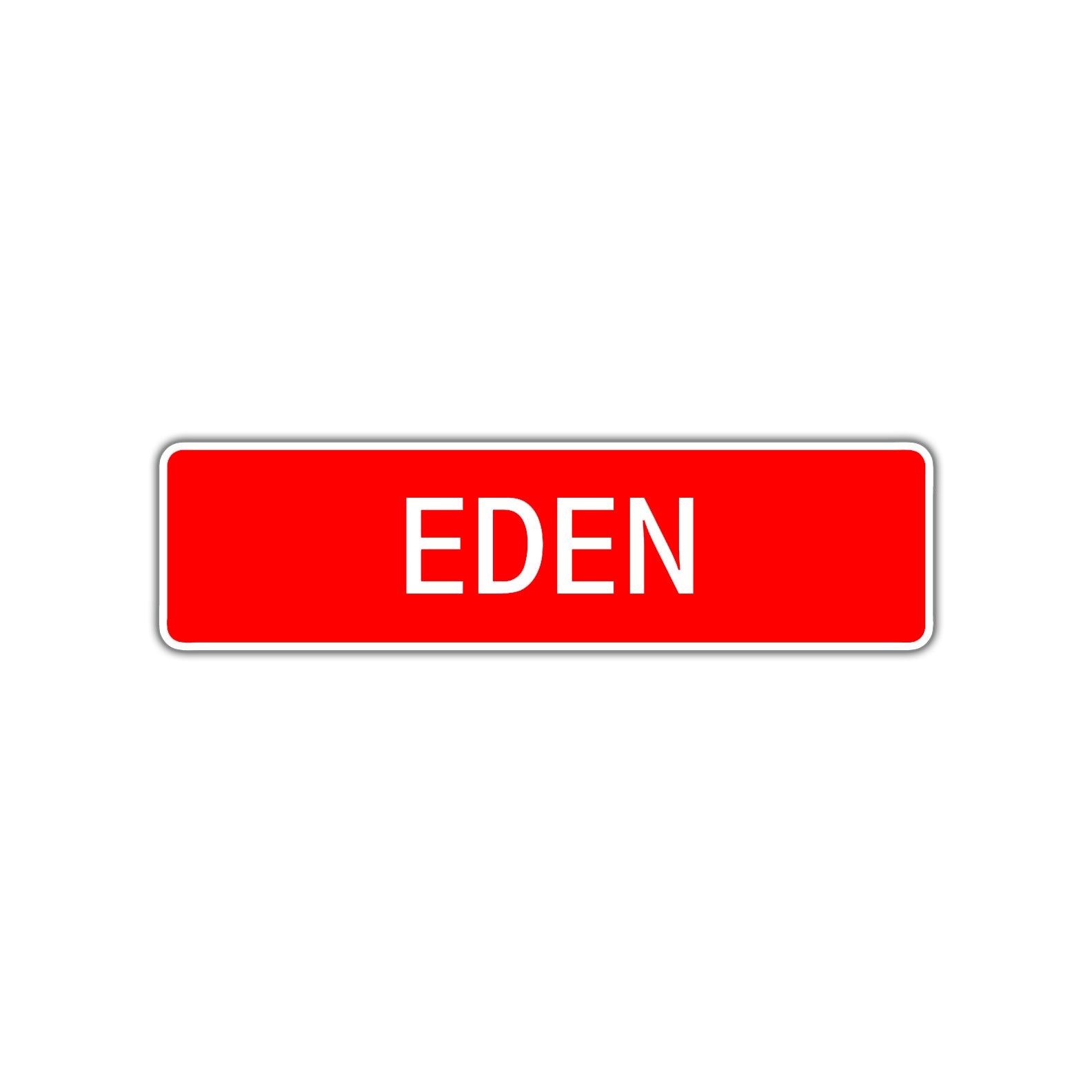 Eden Street Sign Children Name Room Plate