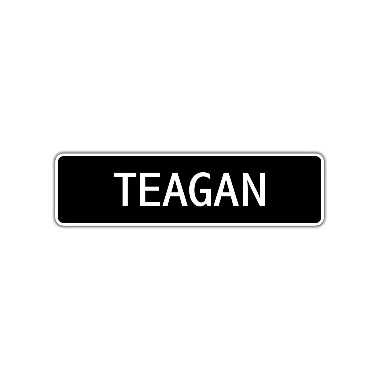 Teagan Street Sign Children Name Room Plate
