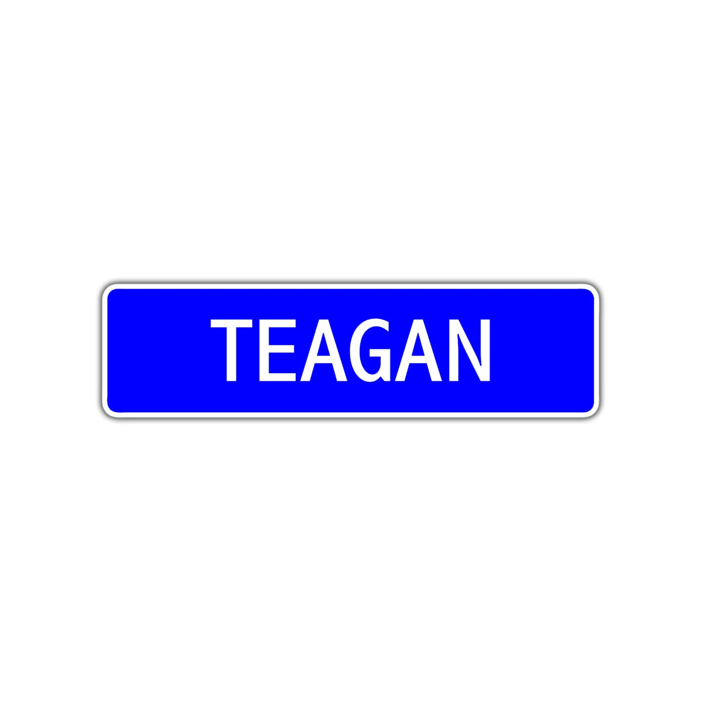 Teagan Street Sign Children Name Room Plate