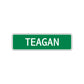 Teagan Street Sign Children Name Room Plate