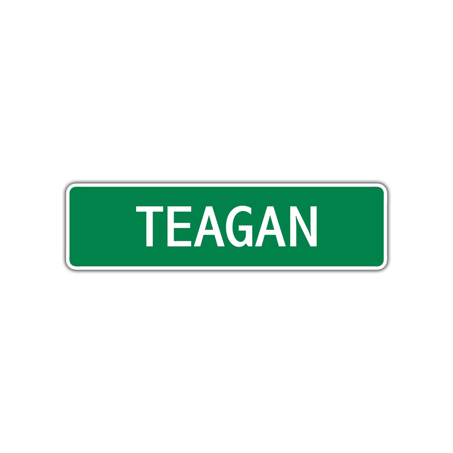 Teagan Street Sign Children Name Room Plate