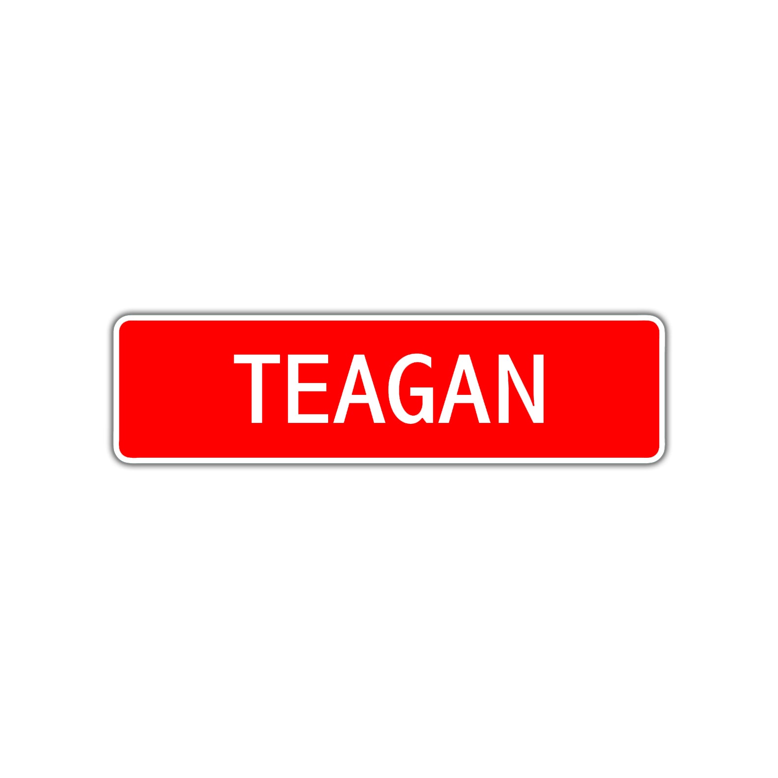 Teagan Street Sign Children Name Room Plate