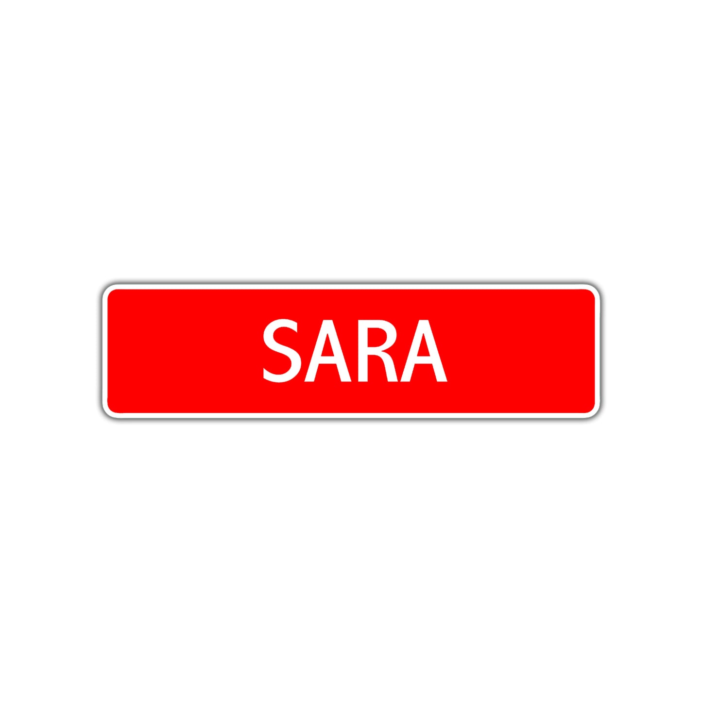 Sara Street Sign Children Name Room Plate