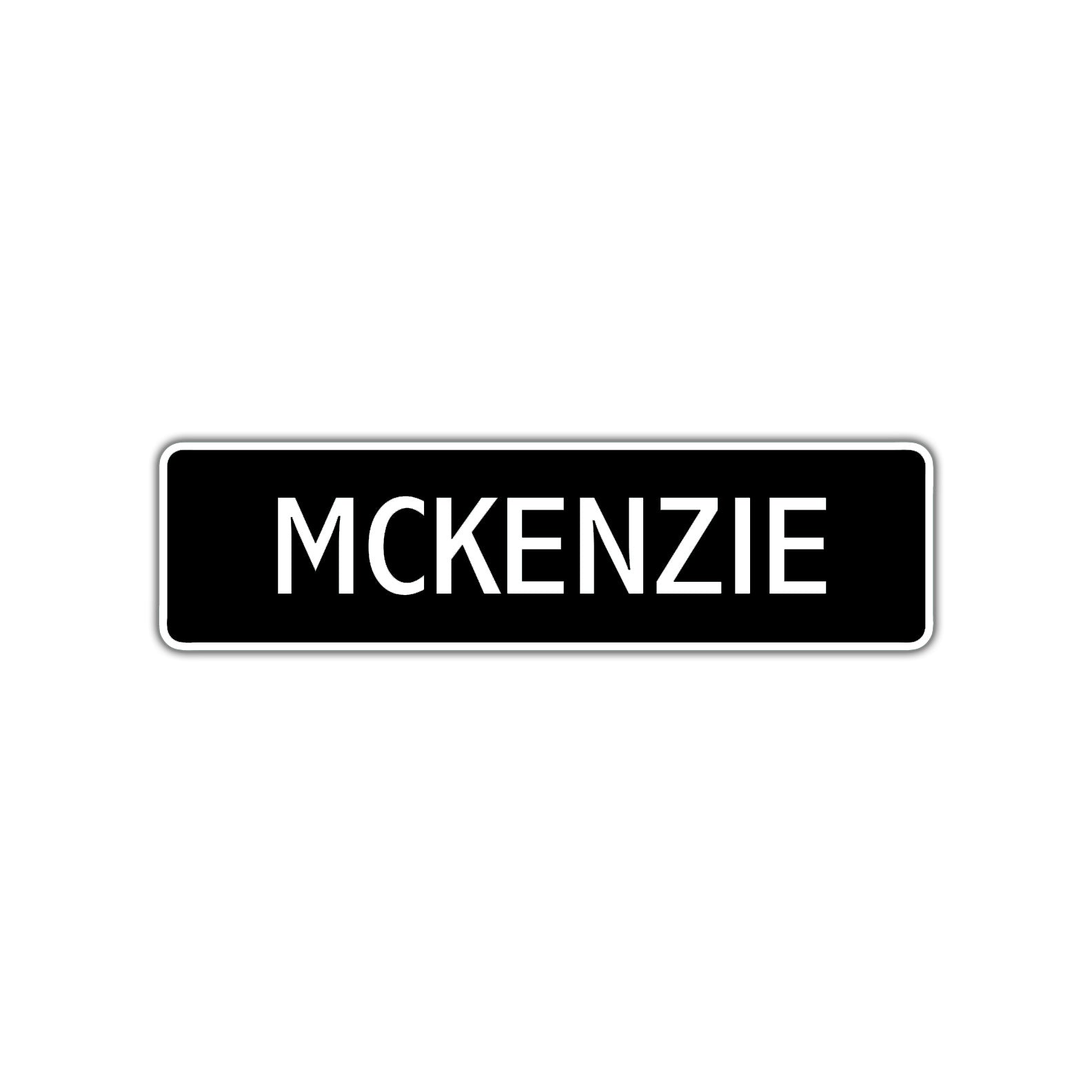 McKenzie Street Sign Children Name Room Plate