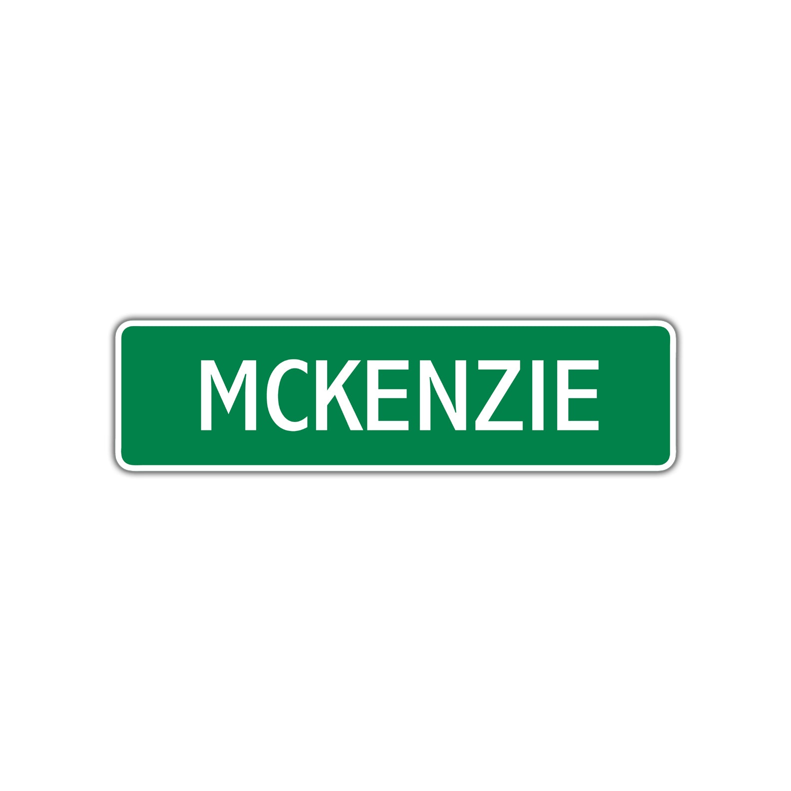 McKenzie Street Sign Children Name Room Plate